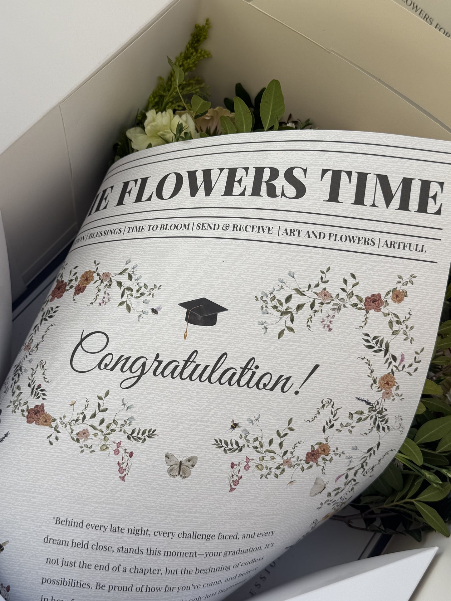 Graduation Flower Box 🎓!