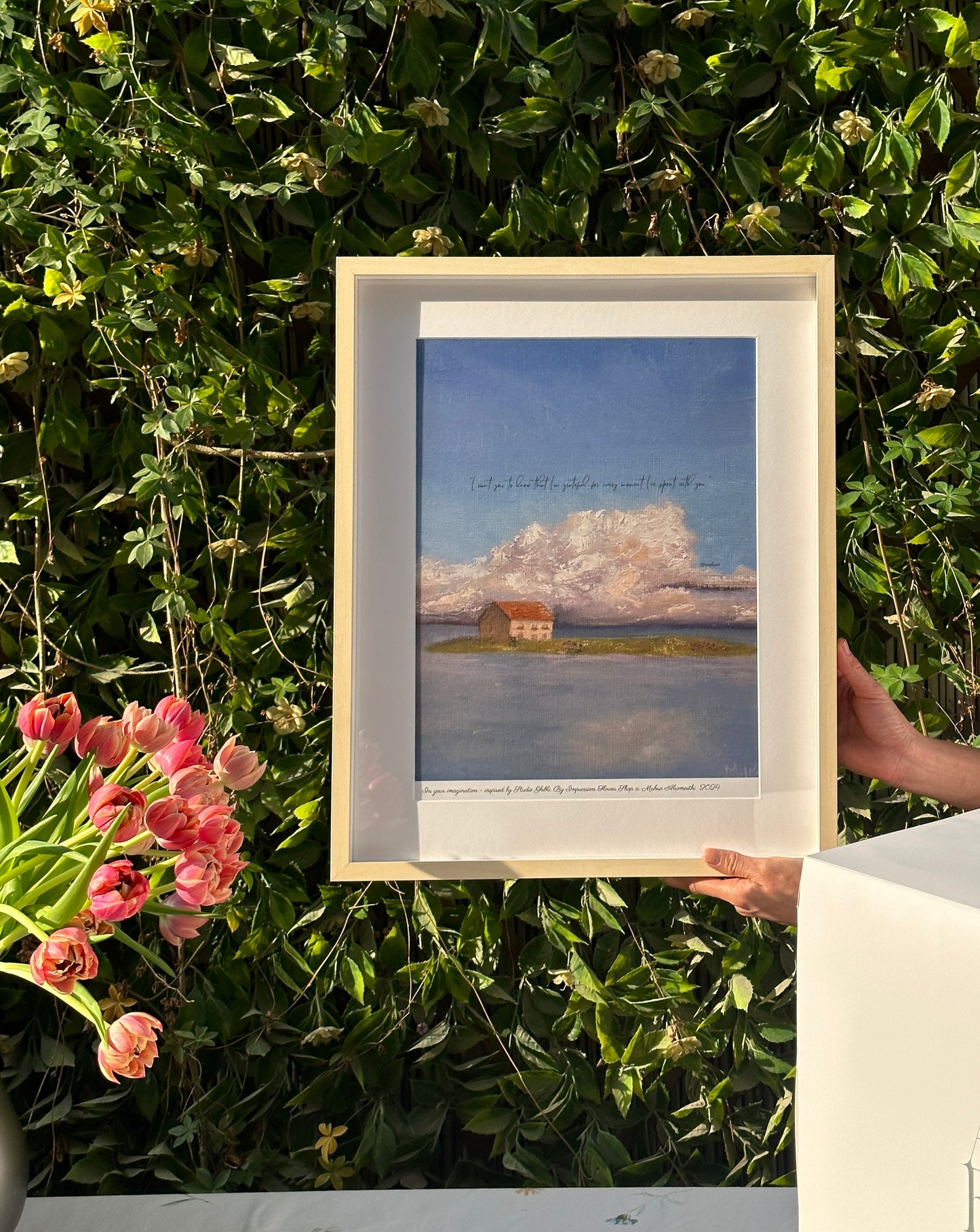 In your imagination Framed Painting