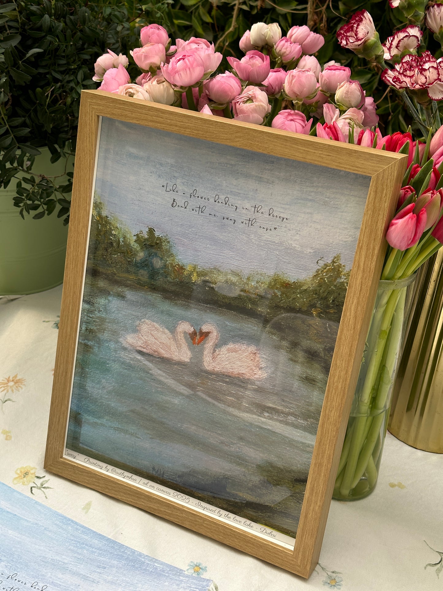 Sway Framed Painting 🦢
