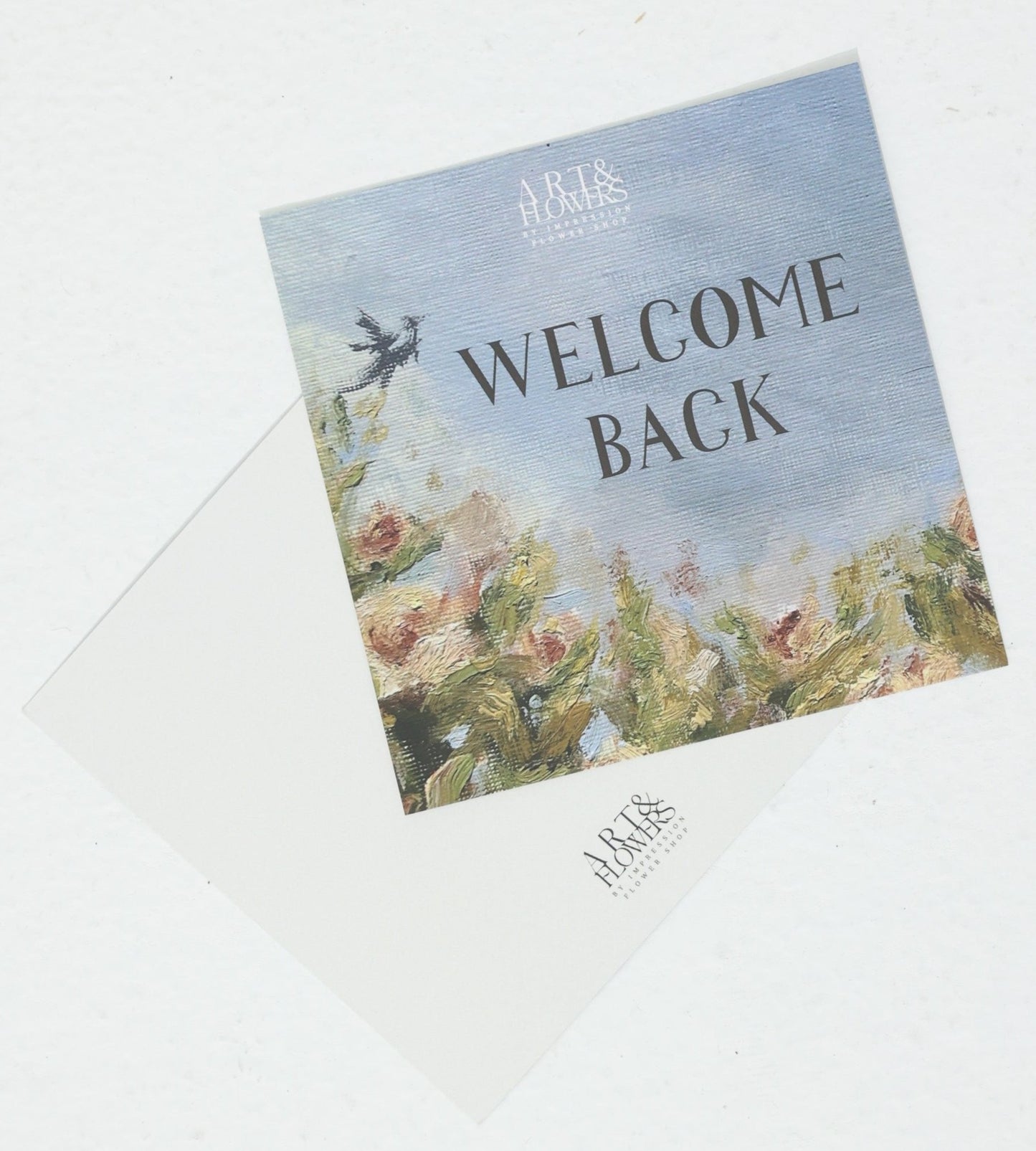 welcome back card