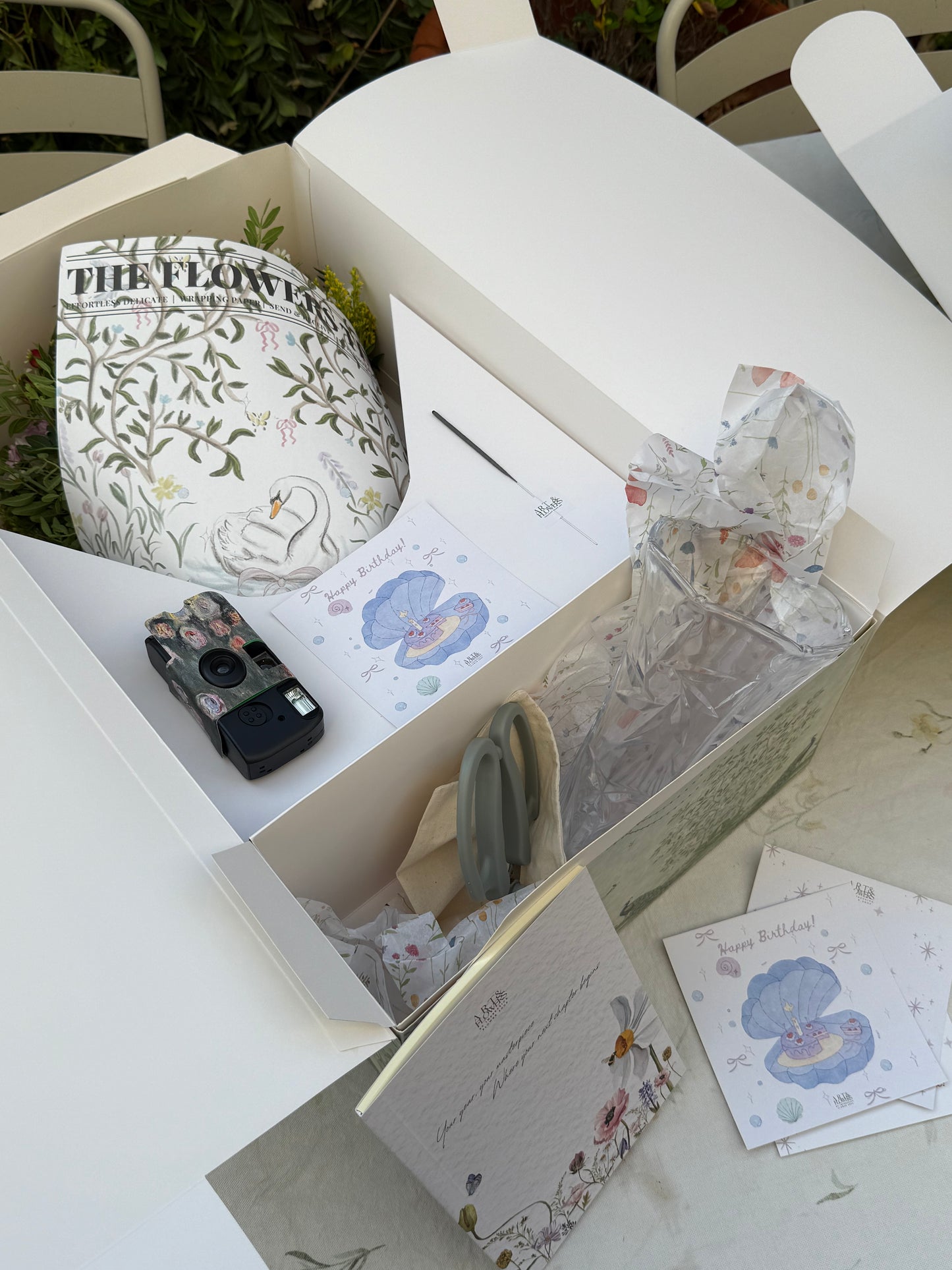 Delicate Birthday Box Full set 🦢