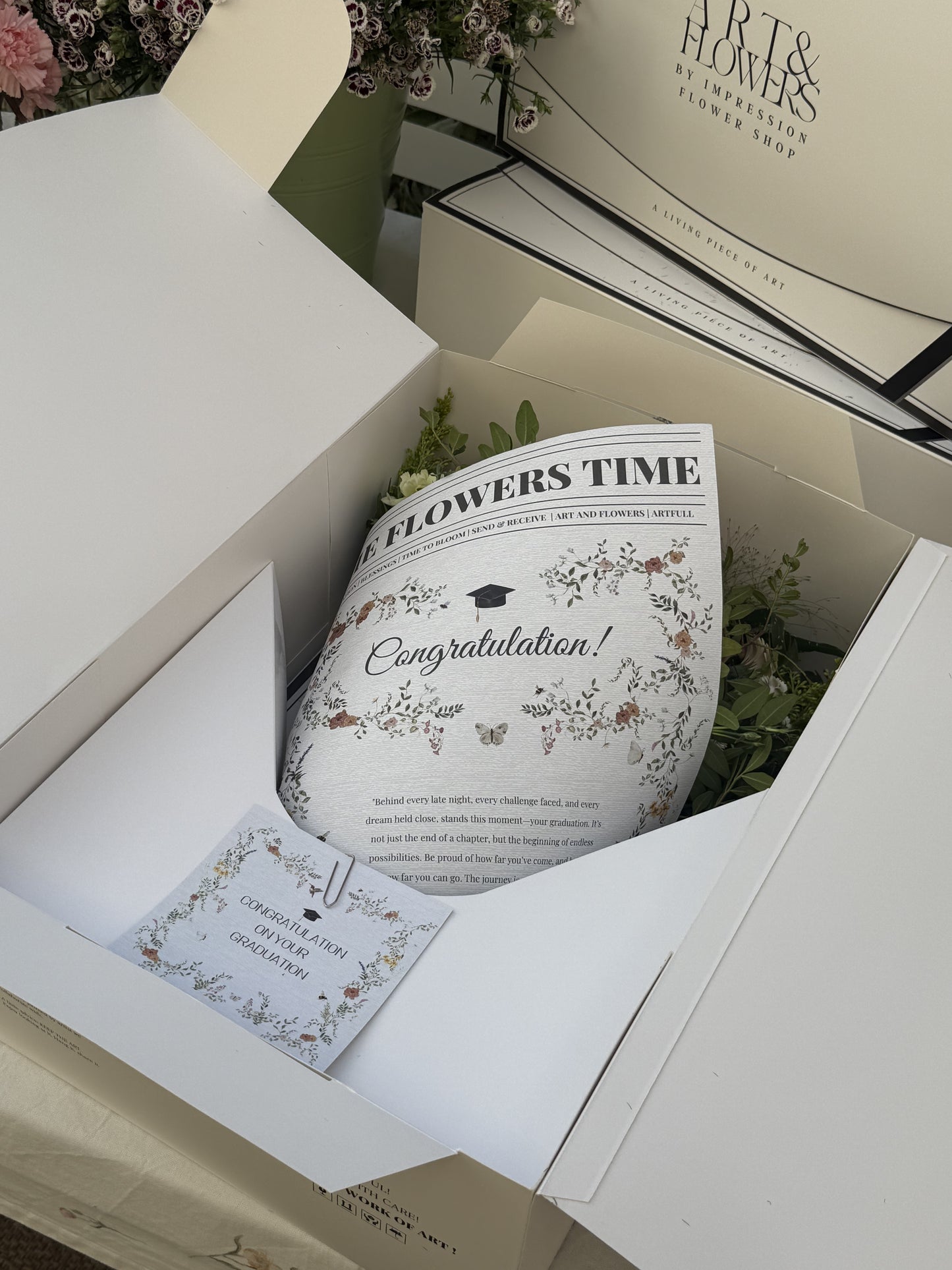 Graduation Flower Box  🎓!