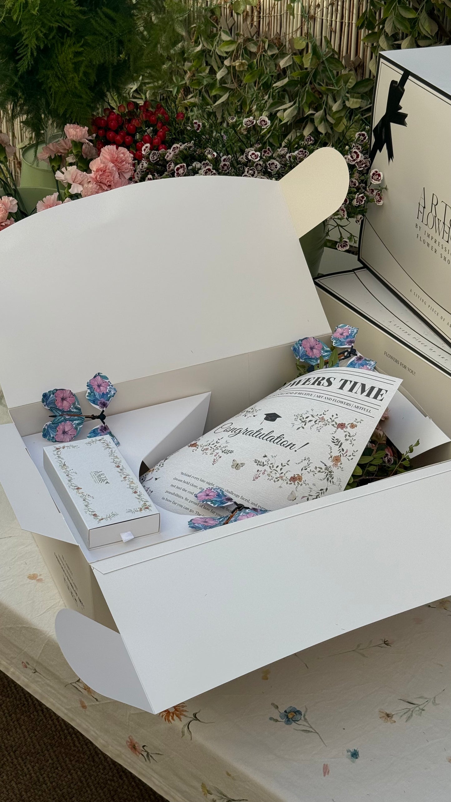 Graduation Flower Box  🎓!