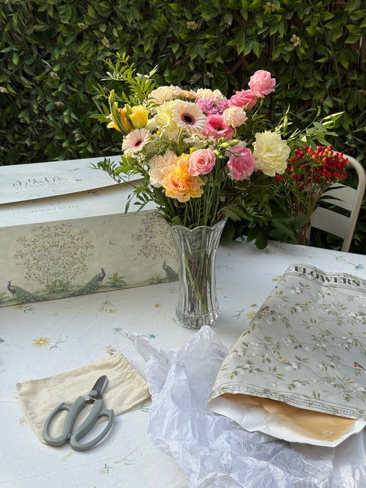 Full set Birds Flower bouquet 🕊🤍