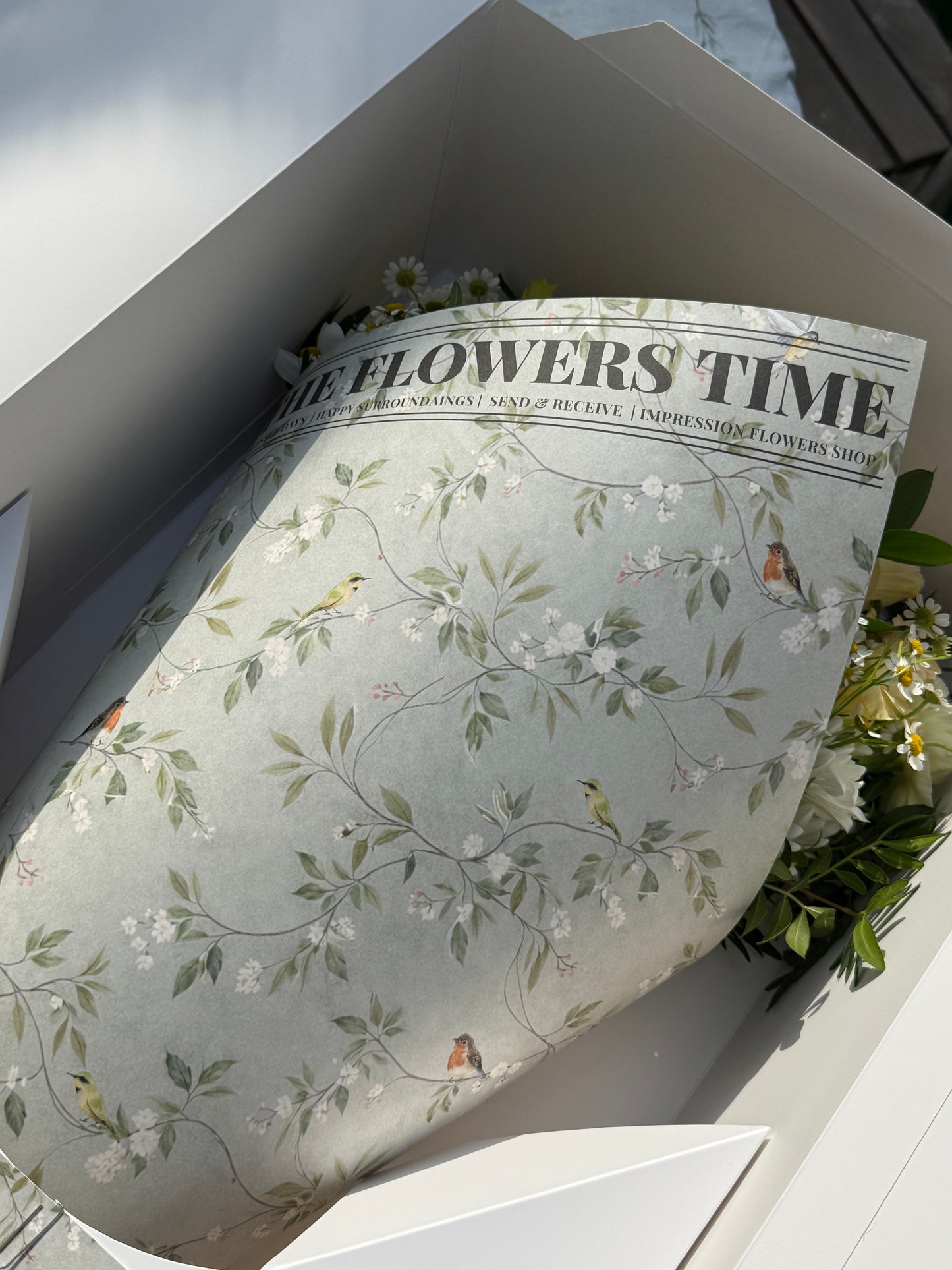 Birds Flower bouquet 🕊🤍