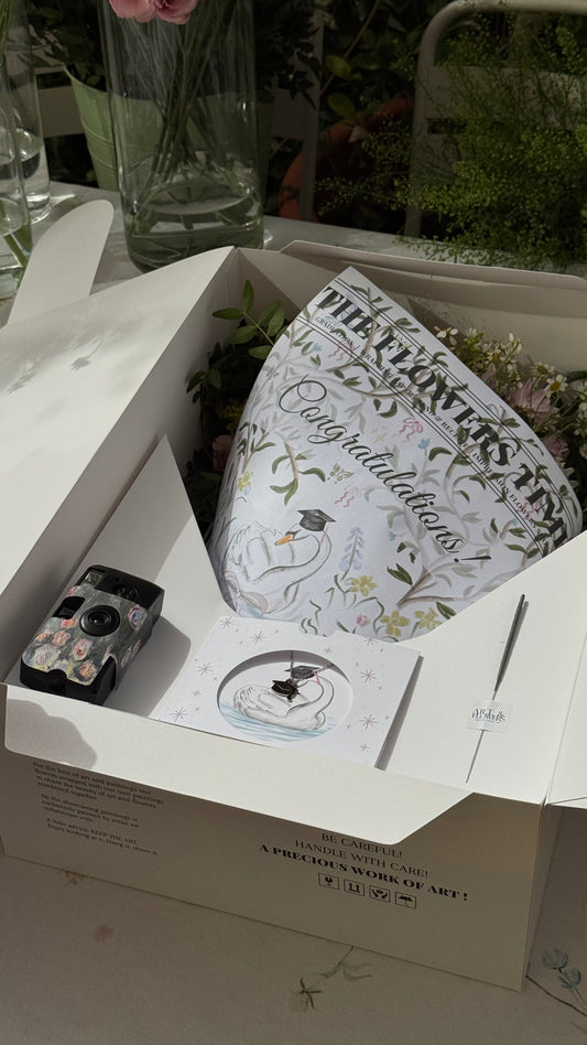 Graduation Flower box full set 🎓🌸